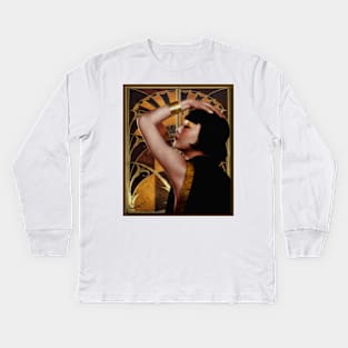 Anna May Wong Kids Long Sleeve T-Shirt